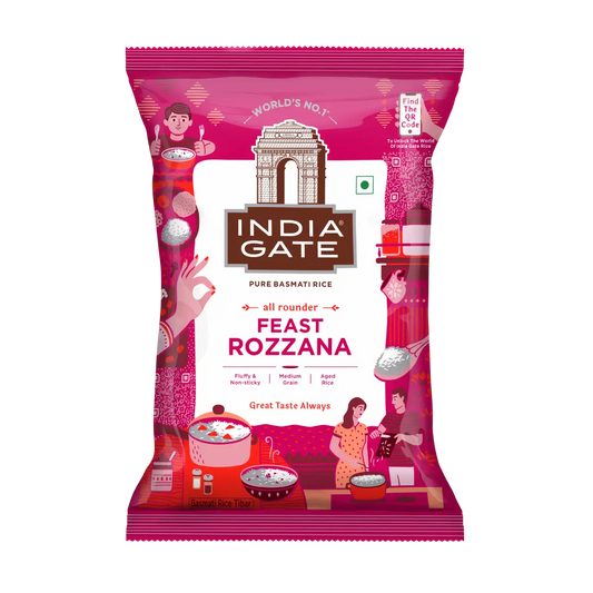 India Gate Basmati Rice (Feast Rozzana) 5kg