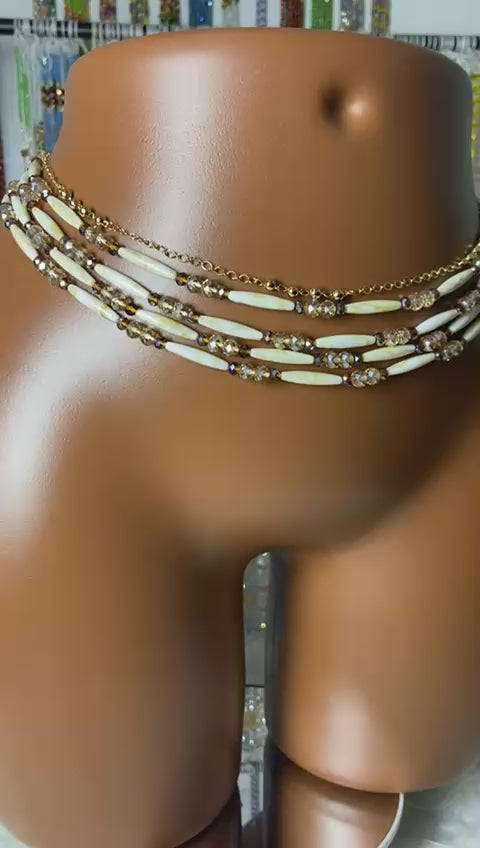 Waist Beads - Pearl